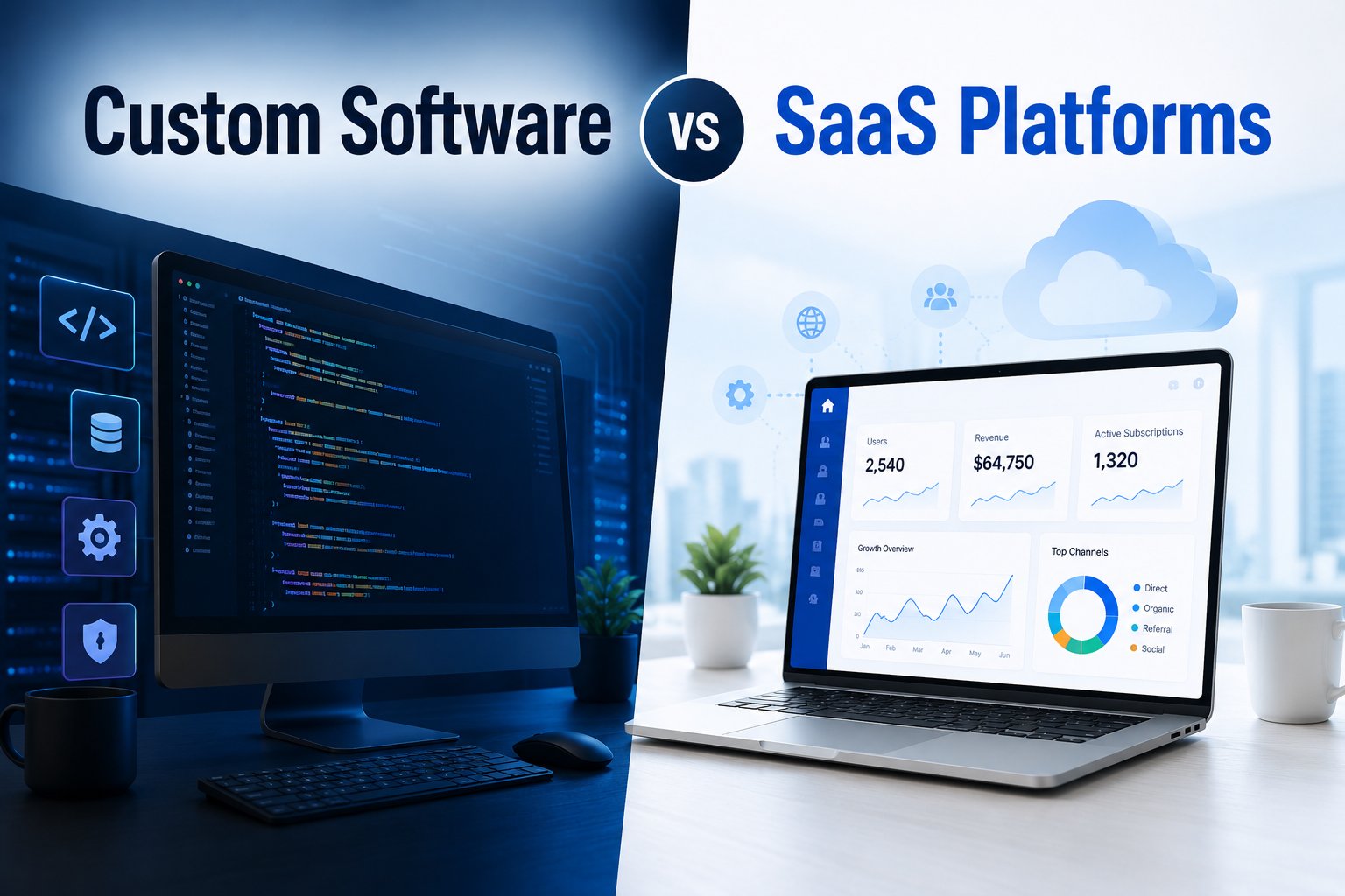 Custom Software vs SaaS Platforms: Which Scales Better in 2026?